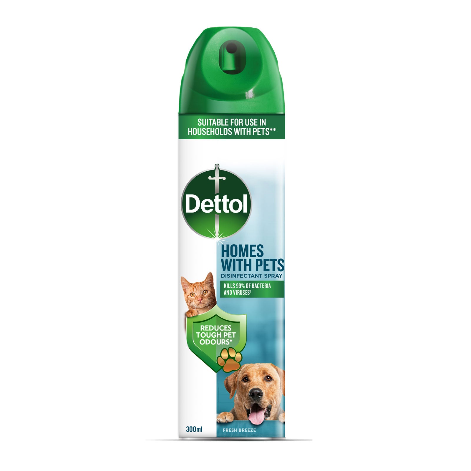 Dettol Homes with Pets Disinfectant Spray, 300ml | Affordable & Durable - Product Image Dettol Homes with Pets Disinfectant Spray, 300ml | Affordable & Durable - Product Image